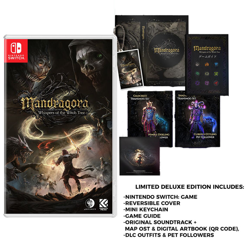 Nintendo Switch Mandragora Whispers of the Witch Tree Limited Edition