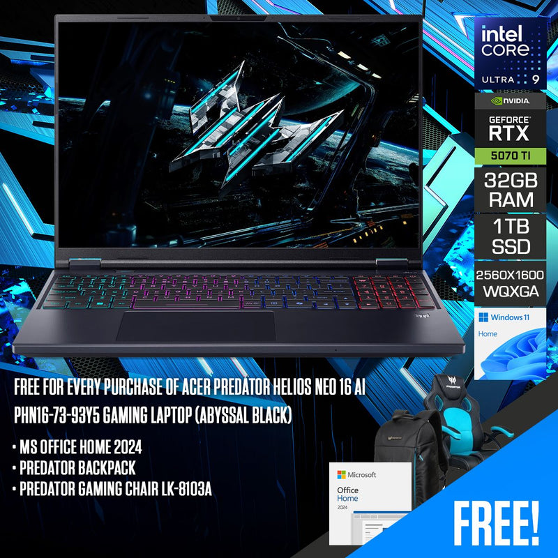 Acer Predator Helios Neo 16 AI PHN16-73-93Y5 Gaming Laptop