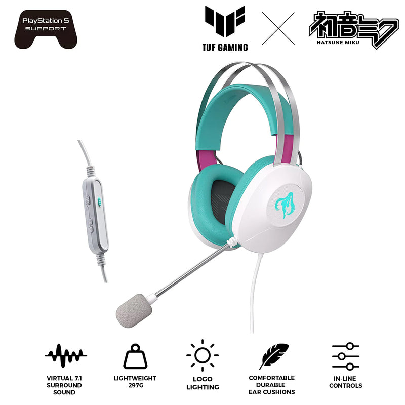 Gaming Headset Pc ASUS TUF GAMING H1 Gen II Wired Gaming Headset