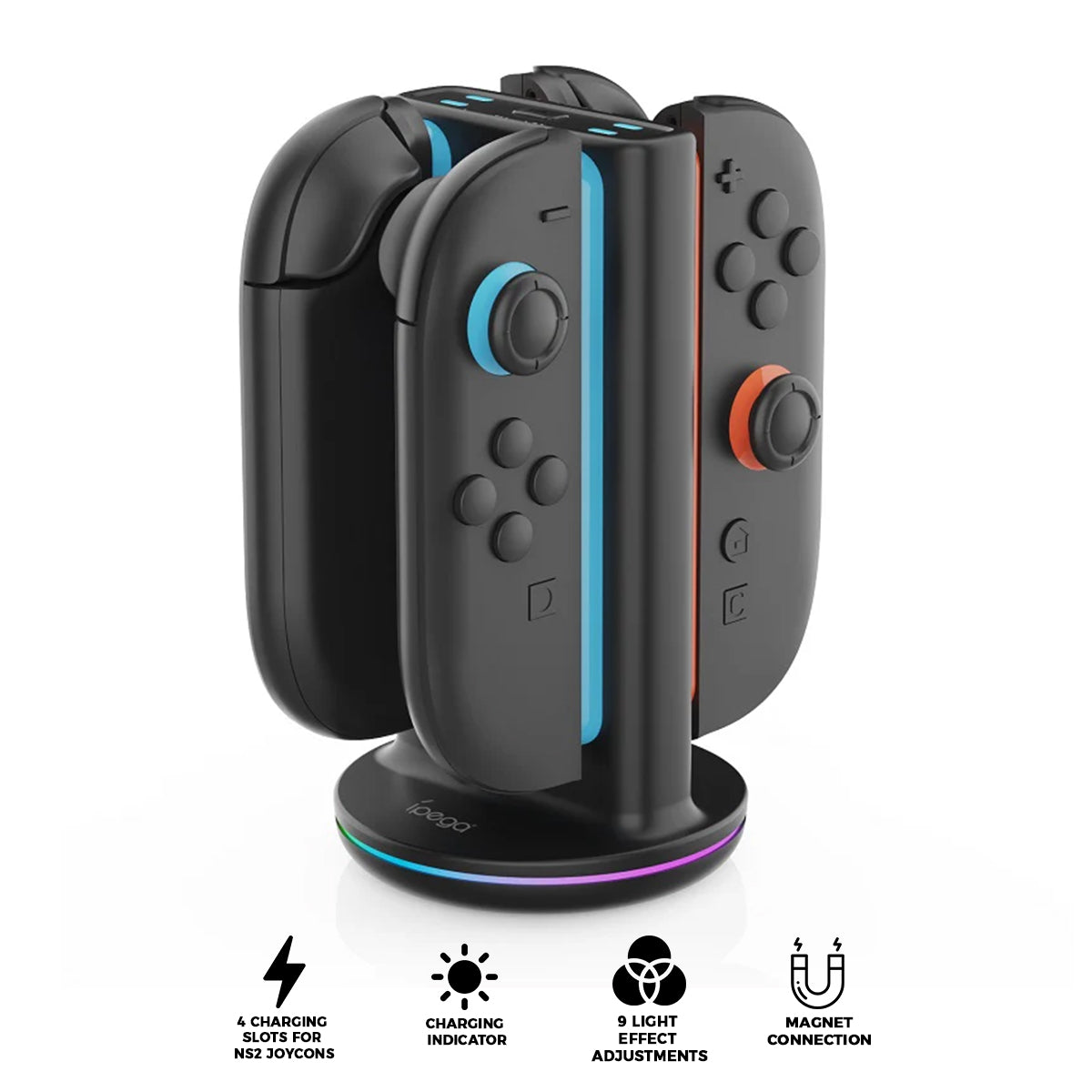 Ipega Square Seat Charging Dock for Nintendo Switch 2 (PG-SW2051)