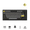 Akko Black & Gold 5075B Plus Multi-Mode RGB Hot-Swappable Mechanical Keyboard (Akko V3 Cream Yellow Pro)