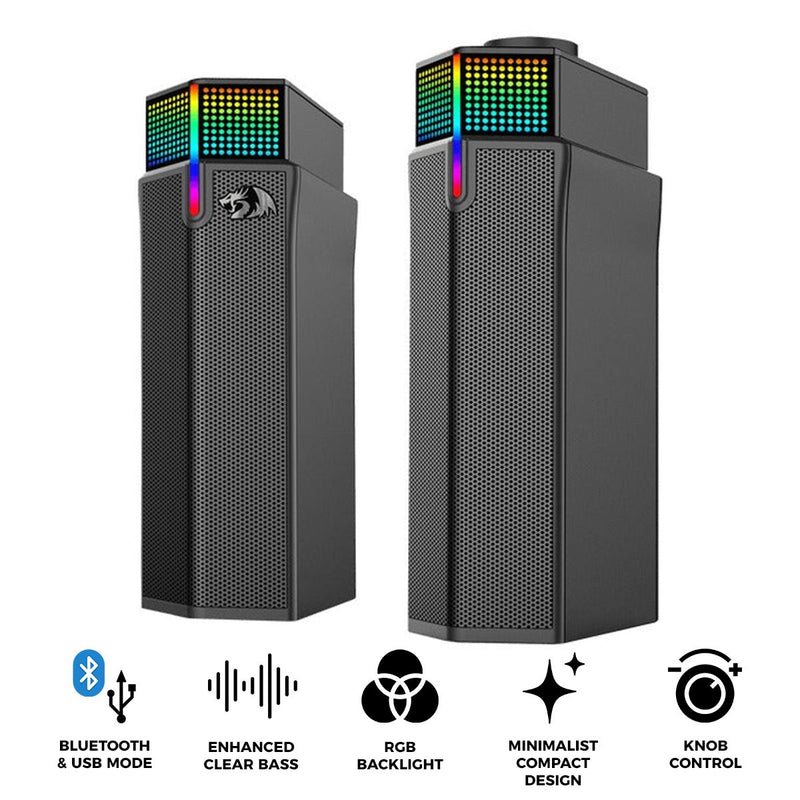 Redragon Yorick RGB Gaming Speaker Soundbar For PC (GS511)