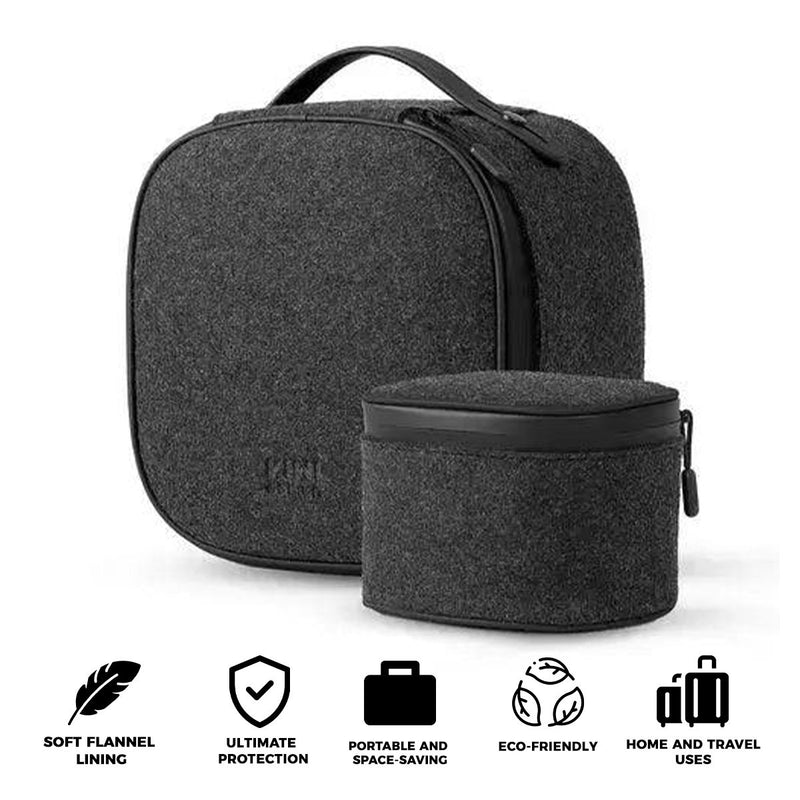 Kiwi Design P4 Portable Carrying Case for Meta Quest 2/3/3S/Vision Pro (QP05)
