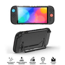 IINE Transparent PC Back Case + Silicone Joy-Pad Case Black for Nintendo Switch 2 (L1090)