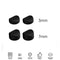 IINE Silicone Curved Joystick Caps for Nintendo Switch 2 (Black) (L1156)