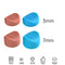 IINE Silicone Curved Joystick Caps for Nintendo Switch 2 (Blue/Orange) (L1157)