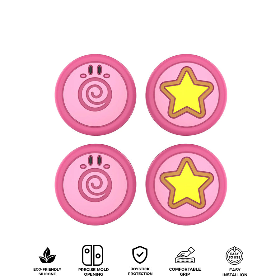 IINE Kirby Joystick Caps for Nintendo Switch 2 (Pink/Yellow) (L1148)
