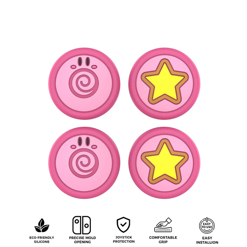 IINE Kirby Joystick Caps for Nintendo Switch 2 (Pink/Yellow) (L1148)