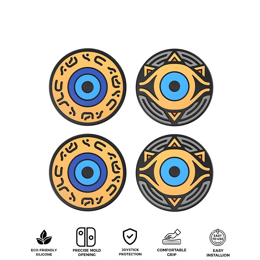 IINE Zelda Joystick Caps for Nintendo Switch 2 (Black) (L1151)