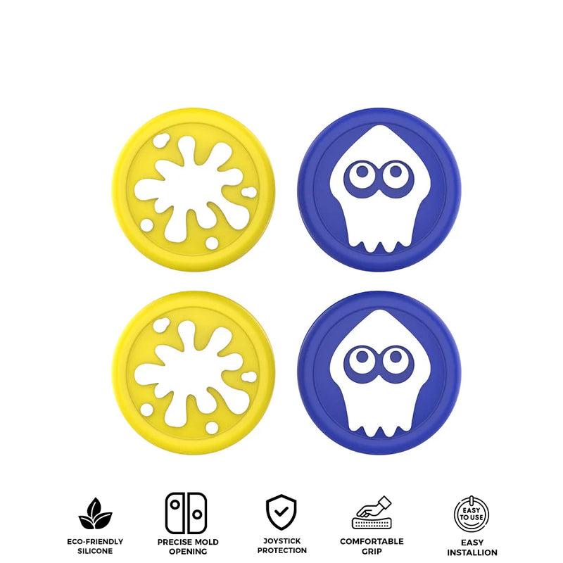 IINE Splatoon Joystick Caps for Nintendo Switch 2 (Yellow/Blue) (L1150)