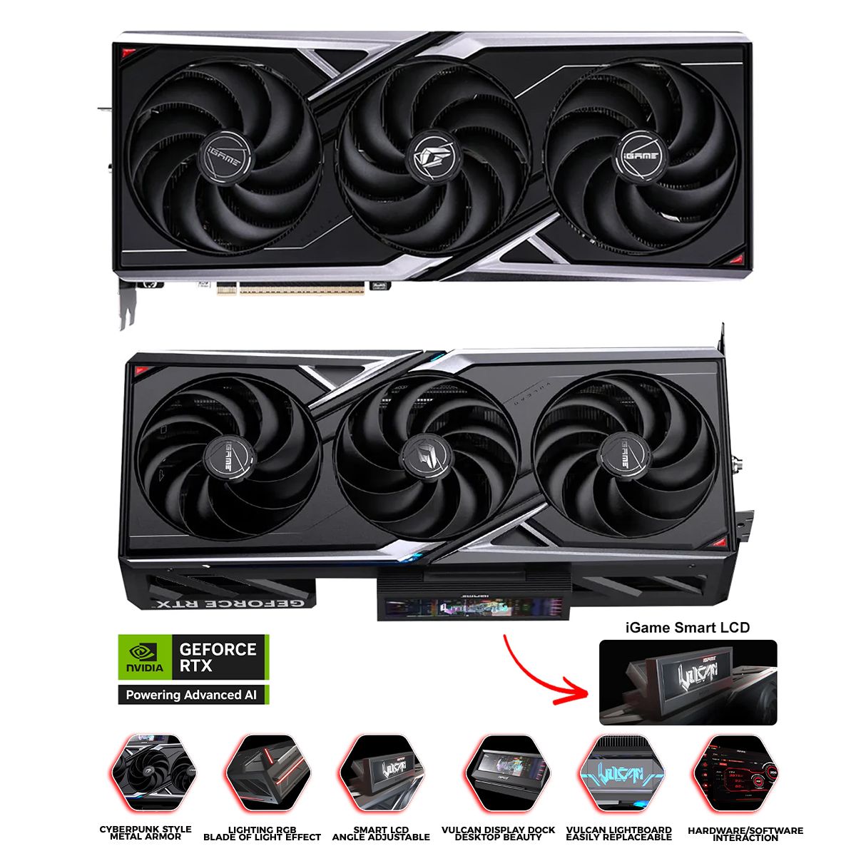 Colorful iGame GeForce RTX 5070 Ti Vulcan OC 16GB-V GDDR7 Graphics Card