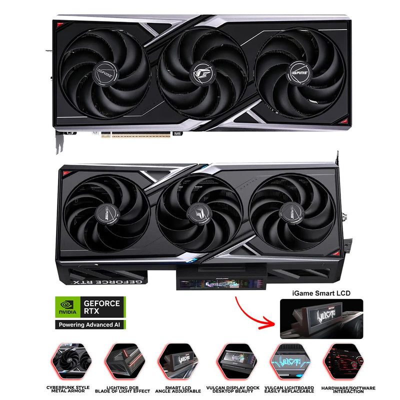 Colorful iGame GeForce RTX 5070 Ti Vulcan OC 16GB-V GDDR7 Graphics Card