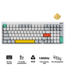 NuPhy Halo96 V2 QMK/VIA RGB Hot-Swappable 99-Key Wireless Mechanical Keyboard (Lemon Switch) (Iconic White)