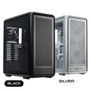 Cooler Master MasterFrame 500 Mesh Tempered Glass ATX Case (Black, Silver)