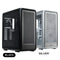 Cooler Master MasterFrame 500 Mesh Tempered Glass ATX Case (Black, Silver)