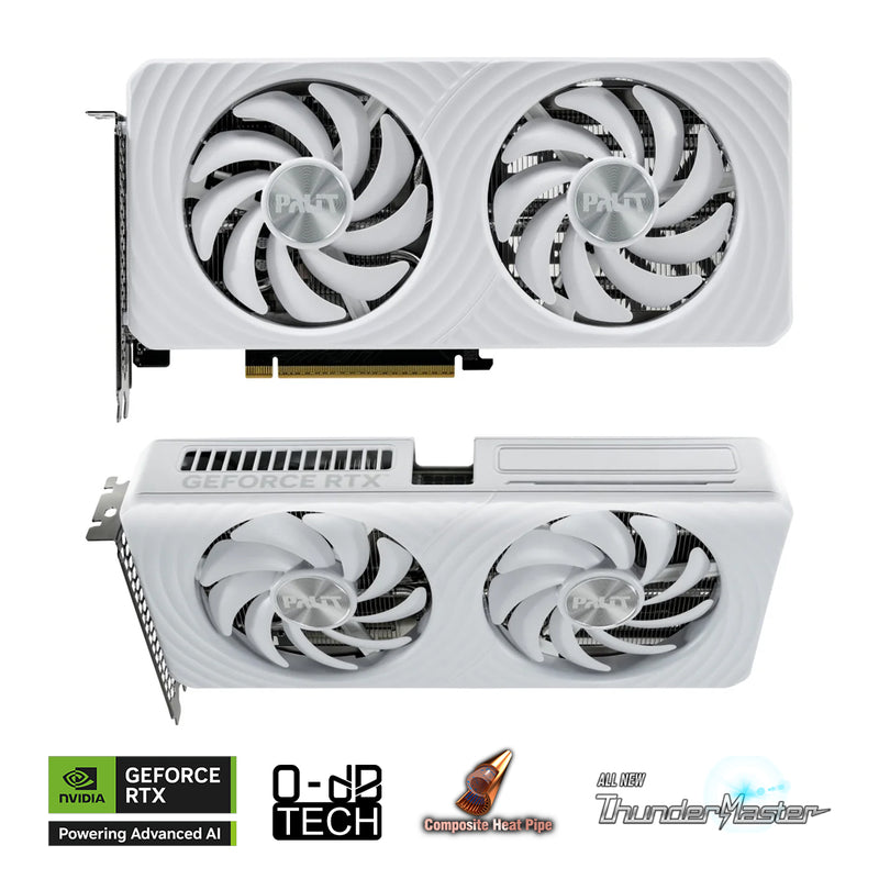 Palit GeForce RTX 5060 8GB White OC Graphics Card