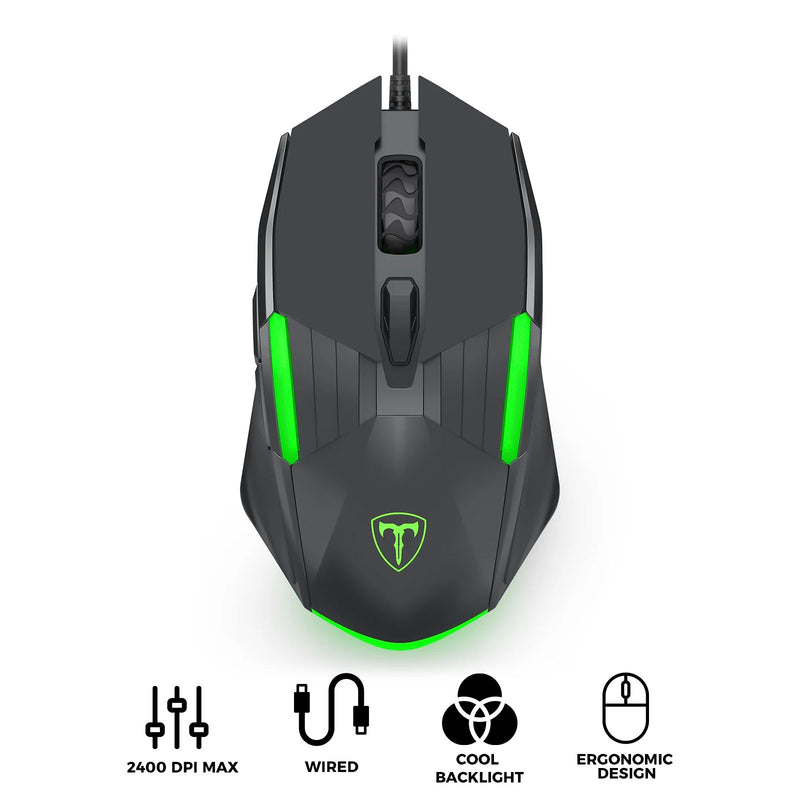 T-Dagger Blaze 2400DPI Ergonomic Gaming Mouse (T-TGM116)
