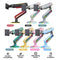 North Bayou Heavy Duty Single Deskmount Gaming Monitor Arm (up to 60" or 20Kg) (Gray+Red, White, Lake Blue, Olive Green, Yellow, Fantasy Pink, Gulf Blue)