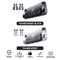 JSAUX Split Transparent Ergonomic Protective Case for Nintendo Switch 2 (Transparent Black, Transparent) (PC0117)