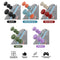 JSAUX Multi-Mode Thumb Grip Set for Nintendo Switch 2 (Black, Orange/Blue, Red/Beige, Green, Purple) (GP0404)
