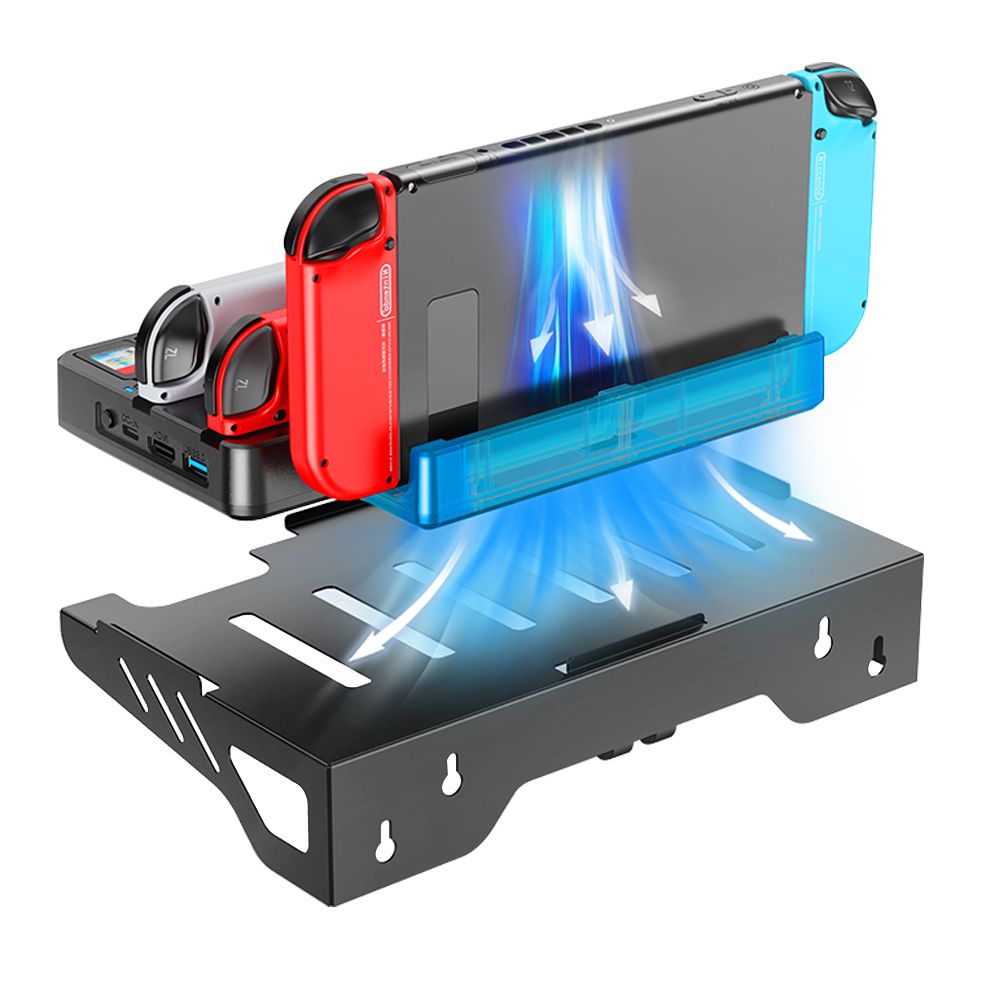 KYTOK TV Dock Station with Wall Mount Kit for Nintendo Switch