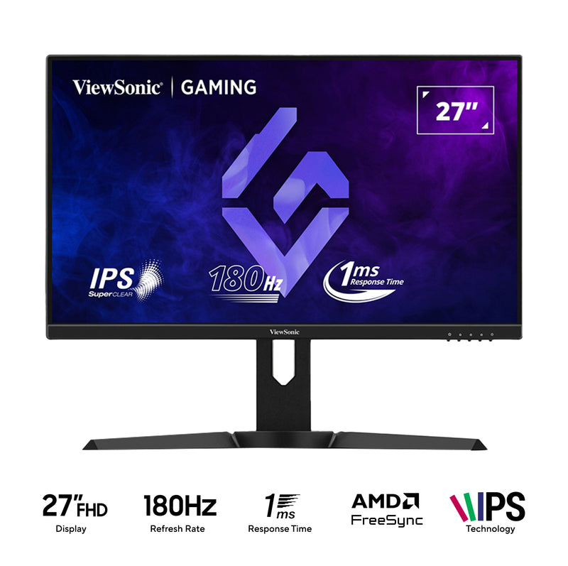 Viewsonic XG2709 27" FHD (1920x1080) 180Hz 1ms MPRT HDR10 SuperClear IPS Gaming Monitor