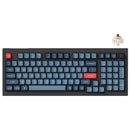 Keychron V5 Max QMK/Via Fully-Assembled W/ Knob RGB Backlit Hot-Swappable 96% Wireless Custom Mechanical Keyboard - Carbon Black
