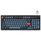 Keychron V5 Max QMK/Via Fully-Assembled W/ Knob RGB Backlit Hot-Swappable 96% Wireless Custom Mechanical Keyboard - Carbon Black