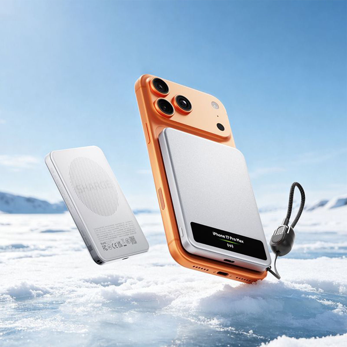 Sharge Smart Magnetic Power Bank 5000mAh 15W (Silver) (M8)