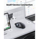 ProtoArc EM01 NL Ergonomic Wireless Trackball Mouse (Black + Grey Ball) (CP014935)