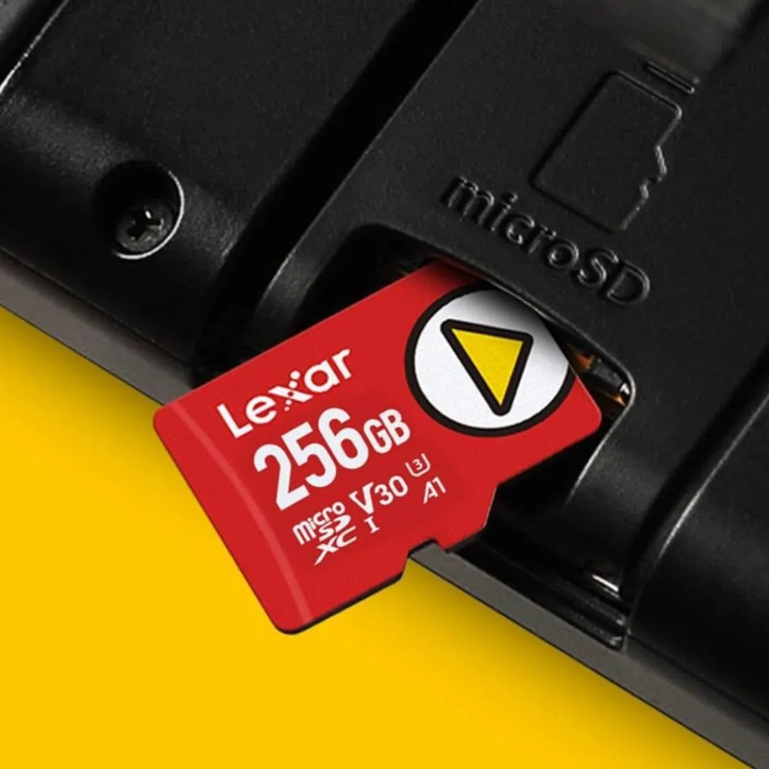 Lexar PLAY 256GB microSDXC UHS-I C10 U3 V30 A1 160MB/s Read Memory Card (LMSPLAY256G-BNNNG)