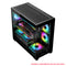 DarkFlash DS900M Luxury M-ATX Front & Side Glass Panel PC Case (Black)