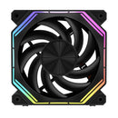 DarkFlash INF34 PWM ARGB Single Cooling Fan (Black, White)