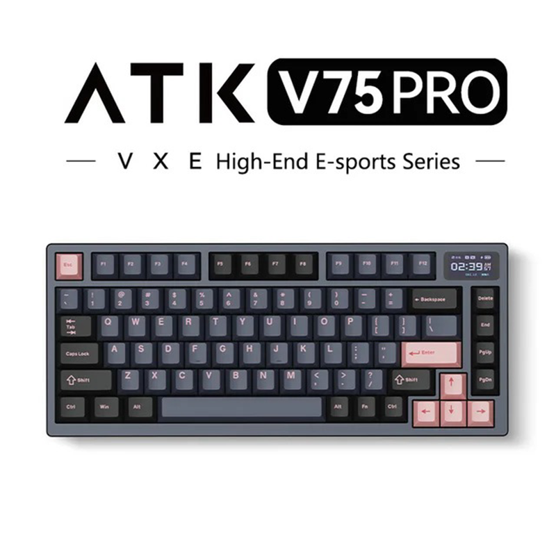 VXE V75 Pro Wireless Gaming Mechanical Keyboard Blackpink