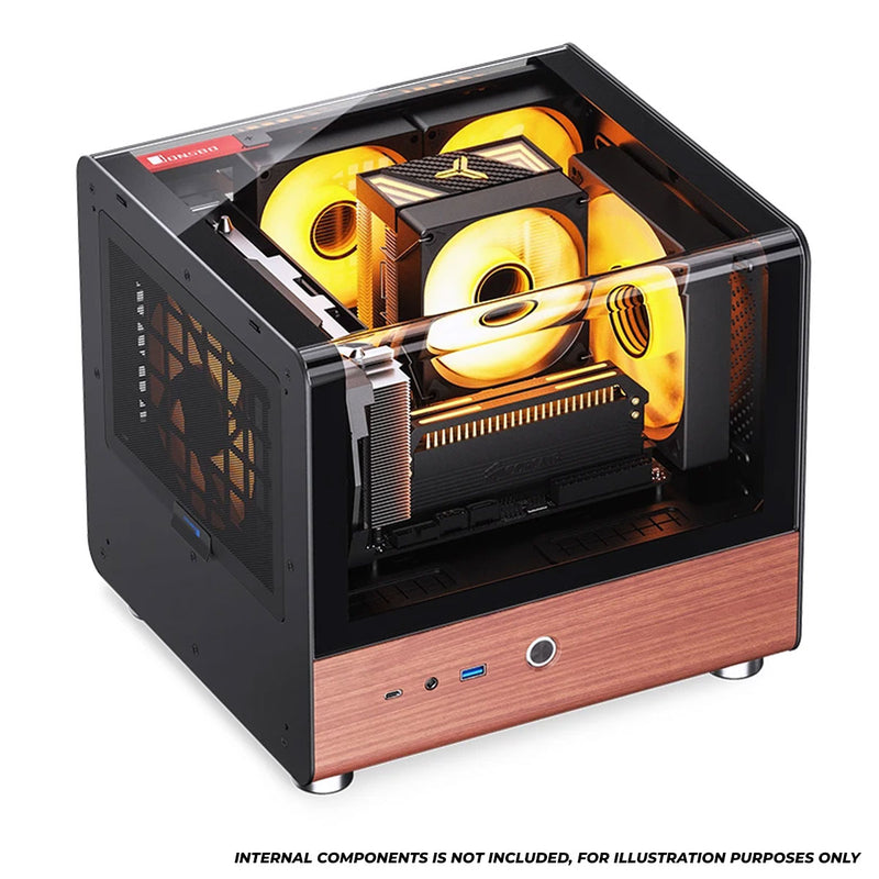 Jonsbo TK-0 ITX Separated Cabinet Computer Case (Black, White)