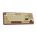 Ajazz AK870 RGB Tri-Mode 87-Keys TKL Gasket-mounted Hot Swappable Mechanical Keyboard (Grey/Cream/Red) (Maillard Switch)