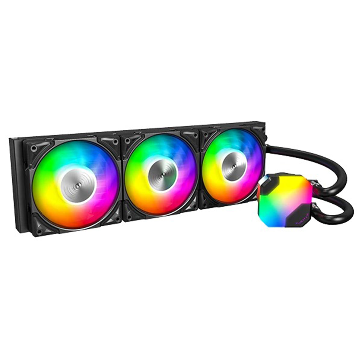Montech HyperFlow ARGB 360 AIO CPU Liquid Cooler (White)