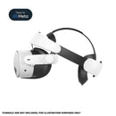 Kiwi Design H4 Halo Comfort Head Strap for Meta Quest 3 / Meta Quest 3S (White) (QS03)