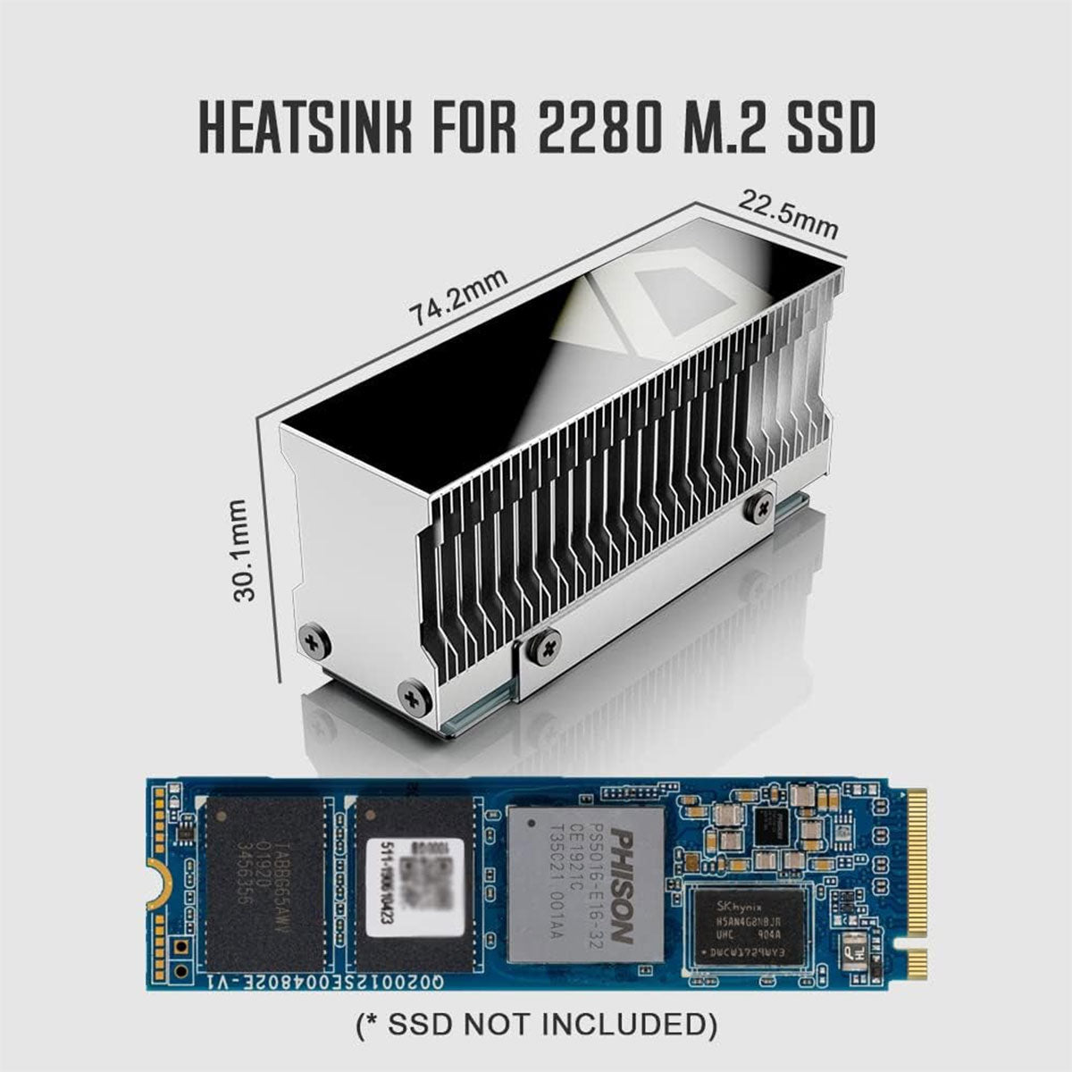 ID-Cooling Zero M15 M.2 SSD Cooler with Heatpipe