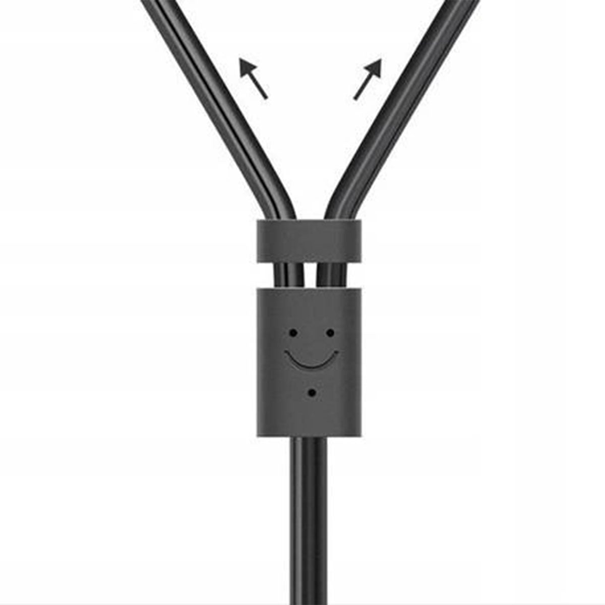 Ugreen 3.5mm Female to 2 RCA Male Audio Cable - 0.20M (Gray) (AV102/10561)
