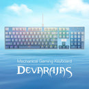 Redragon Devarajas Full-Size Hot-Swappable RGB Mechanical Gaming Keyboard (Dust-Proof Red Switch) (K556GWB-RGB)