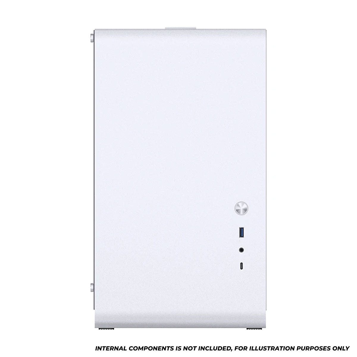Jonsbo U4 Mini M-ATX Computer Case (Black, White)