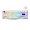 Akko ACR Pro Alice Plus Spray Painted Acrylic White Pre-Assembled Version RGB Mechanical Keyboard Hot-Swappable Gasket Mount (Akko Crystal Switches)