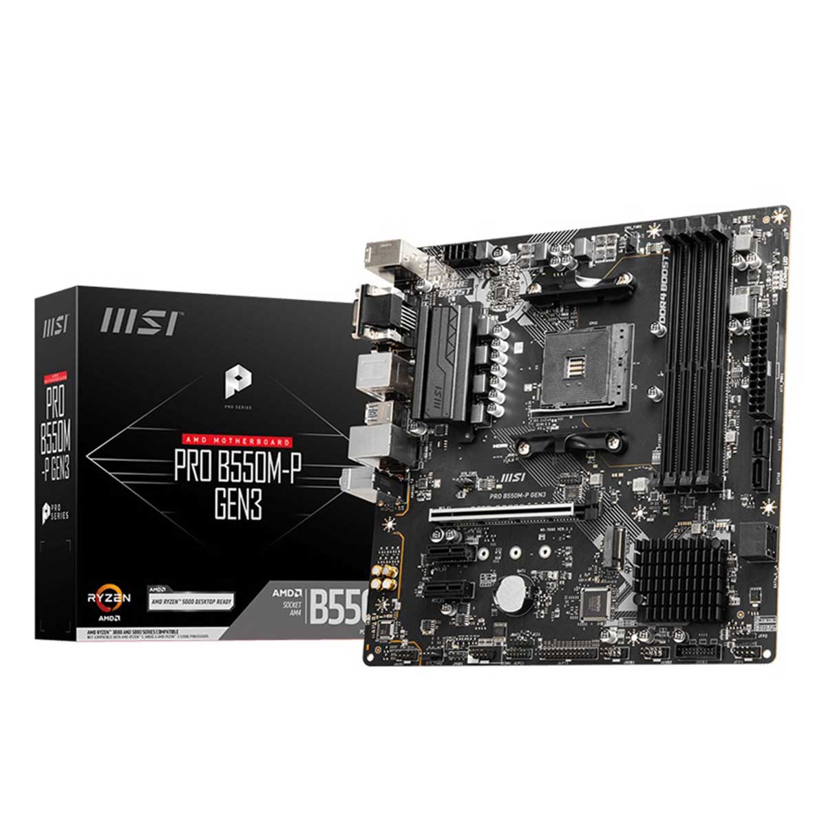 MSI Pro B550M-P GEN3 AMD Motherboard