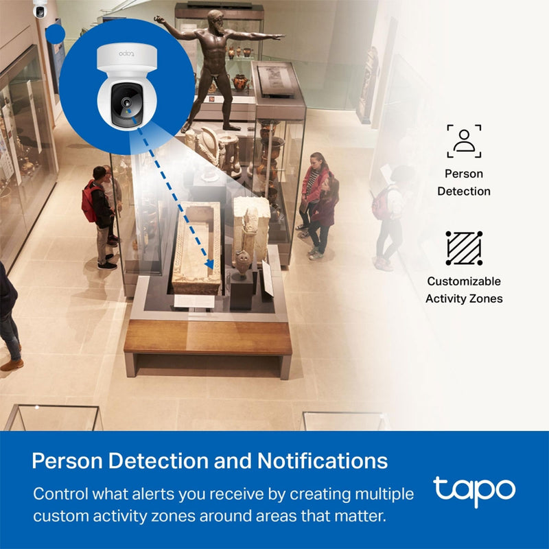 TP-Link Tapo C202 1080P FHD Pan/Tilt Home Security Camera
