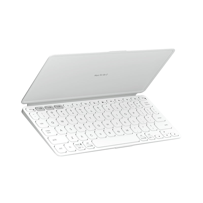 Logitech Keys-To-Go 2 Ultra Portable Wireless Keyboard With Cover (Graphite, Pale Gray)