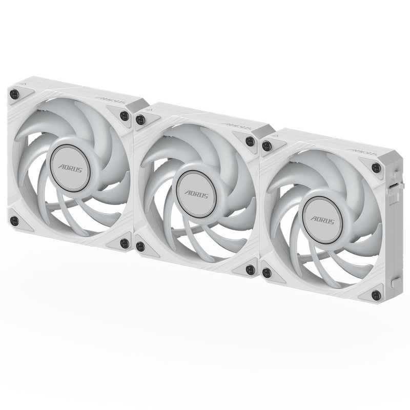 Gigabyte Aorus EZ Chain Fan 120 Ice CPU Cooler (3-Pack) (White)