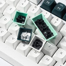 Keychron Q1 HE QMK 75% Fully Assembled Knob RGB Backlight Hot-Swappable Wireless Magnetic Switch Keyboard - Shell White (Gateron Double-Rail Magnetic Nebula Switch) (Q1H-P1)