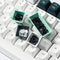 Keychron Q1 HE QMK 75% Fully Assembled Knob RGB Backlight Hot-Swappable Wireless Magnetic Switch Keyboard - Shell White (Gateron Double-Rail Magnetic Nebula Switch) (Q1H-P1)