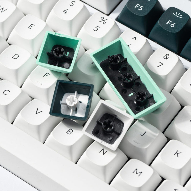 Keychron Q1 HE QMK 75% Fully Assembled Knob RGB Backlight Hot-Swappable Wireless Magnetic Switch Keyboard - Shell White (Gateron Double-Rail Magnetic Nebula Switch) (Q1H-P1)